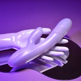 Buy Playboy Pleasure BUMPING BUNNY - Opal 22.9 cm USB Rechargeable Thrusting & Warming Rabbit Vibrator – Naughtyhut NZ sex toys online. Discreet delivery & top brands.