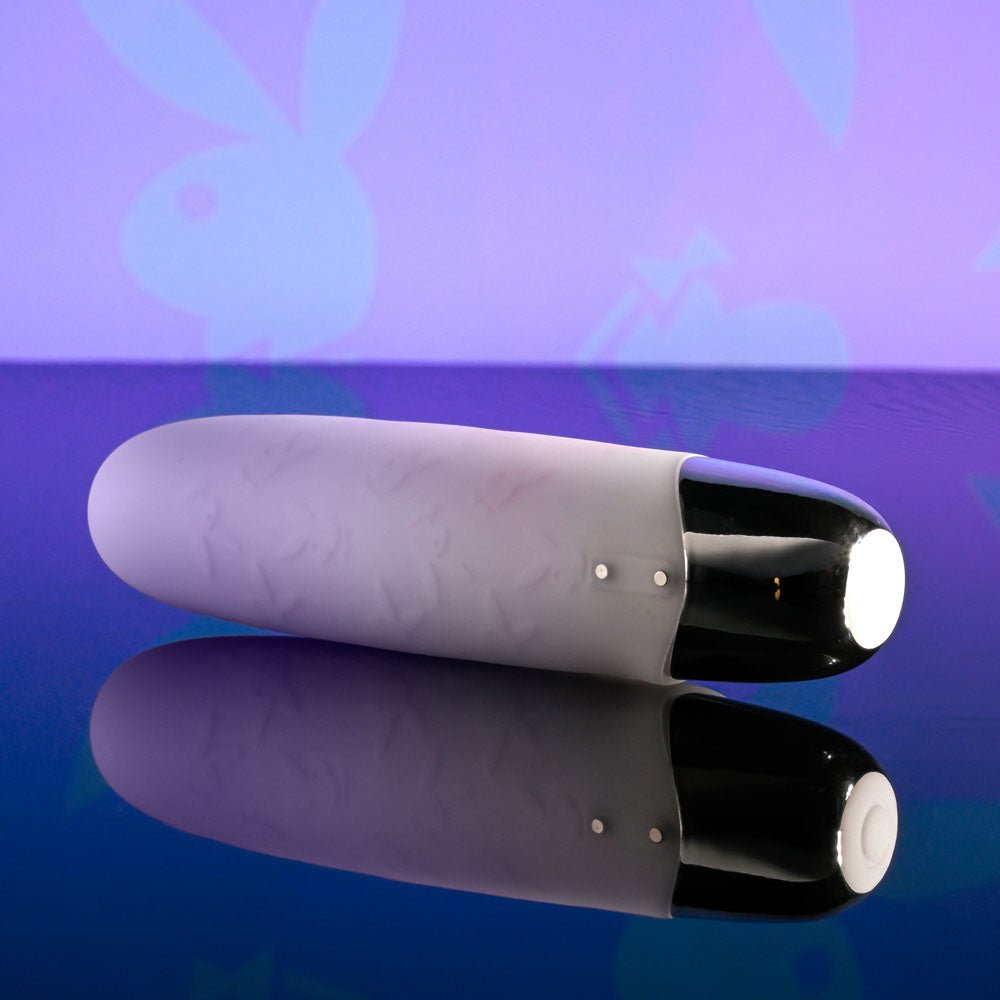 Buy Playboy Pleasure BUNNY BUNCH - Pearl 11.3 cm USB Rechargeable Bullet – Naughtyhut NZ sex toys online. Discreet delivery & top brands.