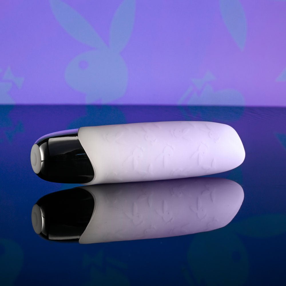 Buy Playboy Pleasure BUNNY BUNCH - Pearl 11.3 cm USB Rechargeable Bullet – Naughtyhut NZ sex toys online. Discreet delivery & top brands.