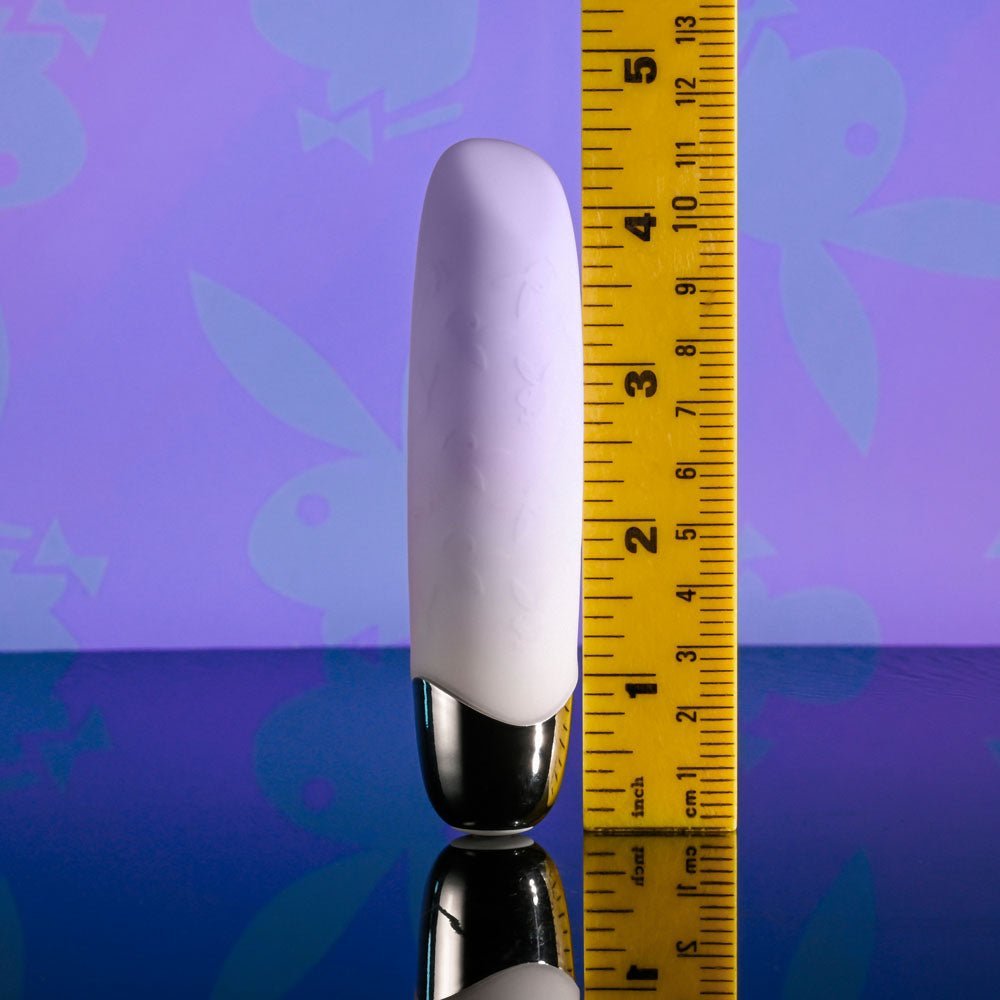 Playboy Pleasure BUNNY BUNCH - Pearl 11.3 cm USB Rechargeable Bullet – Sex toys NZ by Naughtyhut. Discreet delivery nationwide.