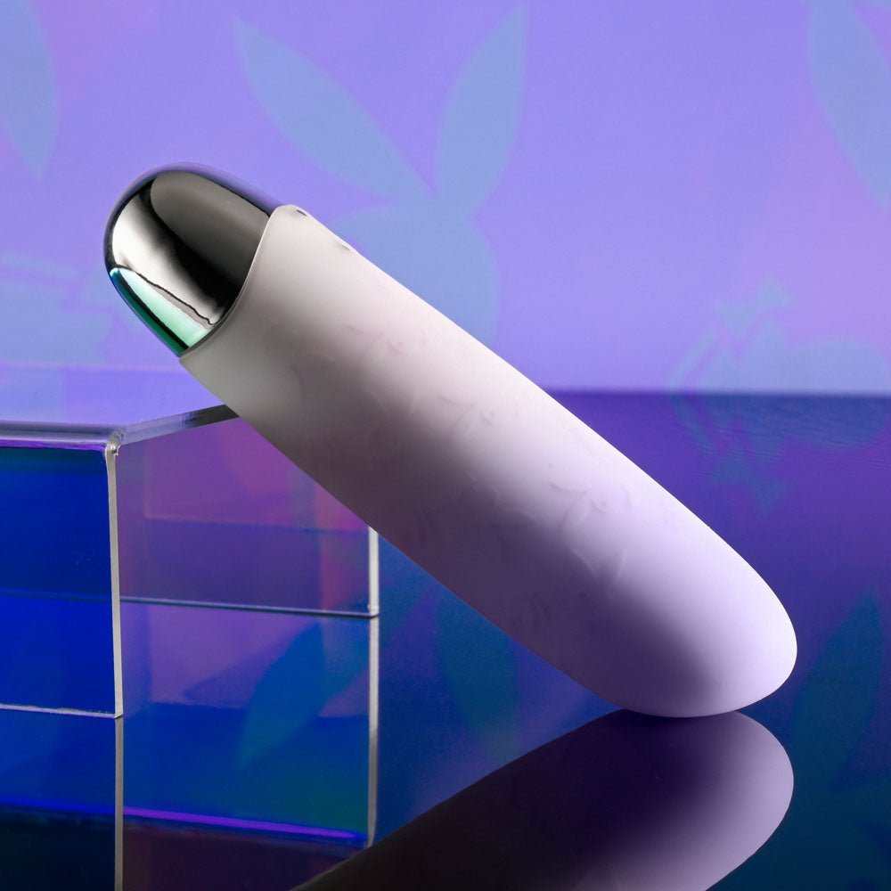 Playboy Pleasure BUNNY BUNCH - Pearl 11.3 cm USB Rechargeable Bullet – Sex toys NZ by Naughtyhut. Discreet delivery nationwide.