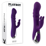 Buy Playboy Pleasure BUNNY PUNCH - Purple 24.4 cm USB Rechargeable Twirling Rabbit Vibrator – Naughtyhut NZ sex toys online. Discreet delivery & top brands.