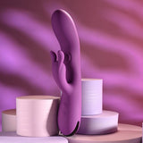 Buy Playboy Pleasure BUSY BUNNY - Purple 22.6 cm USB Rechargeable Rabbit Vibrator with Tapping Shaft – Naughtyhut NZ sex toys online. Discreet delivery & top brands.
