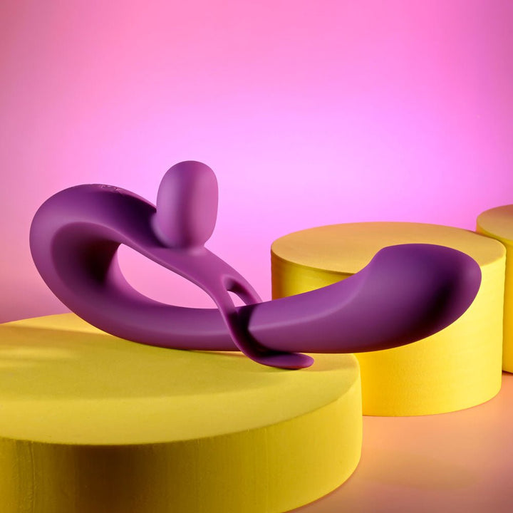 Playboy Pleasure CHA CHA SLIDE - Purple 20 cm USB Rechargeable Rabbit Vibrator – Sex toys NZ by Naughtyhut. Discreet delivery nationwide.