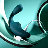Buy Playboy Pleasure CHARMER - Blue USB Rechargeable Vibrator with Clitoral Suction at NZ’s Mega Adult Toys Store. Discover premium sex toys with discreet shipping at the best price in NZ