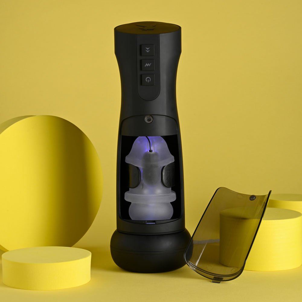 Buy Playboy Pleasure END GAME - USB Rechargeable Vibrating & Self Sanitising Stroker at NZ’s Mega Adult Toys Store. Discover premium sex toys with discreet shipping at the best price in NZ