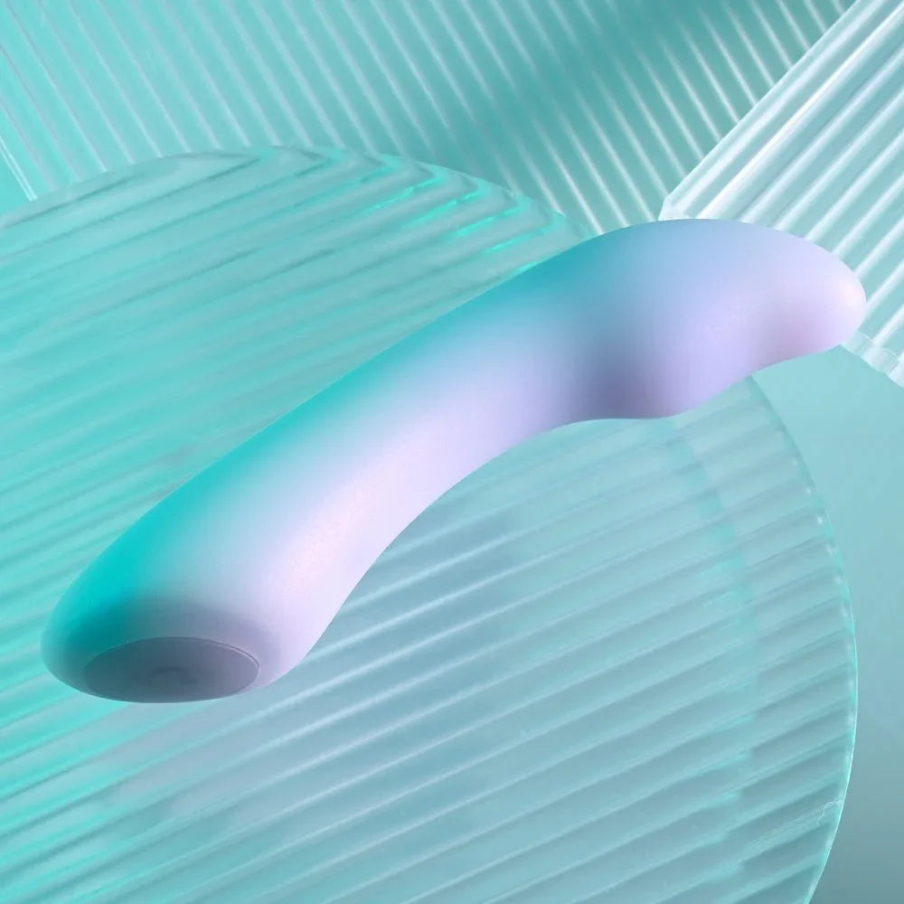 Close view of the Euphoria's raised ridge and pearly opal silicone finish