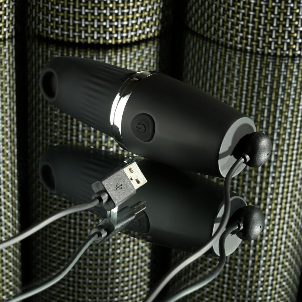 Playboy Pleasure EXCURSION - Black 14.2 cm USB Rechargeable Suction Stimulator – Sex toys NZ by Naughtyhut. Discreet delivery nationwide.