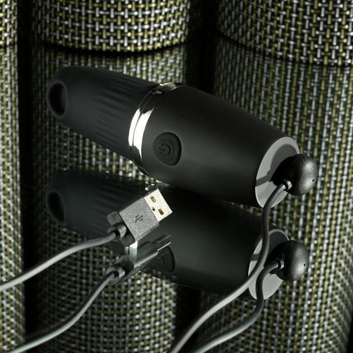 Playboy Pleasure EXCURSION - Black 14.2 cm USB Rechargeable Suction Stimulator – Sex toys NZ by Naughtyhut. Discreet delivery nationwide.