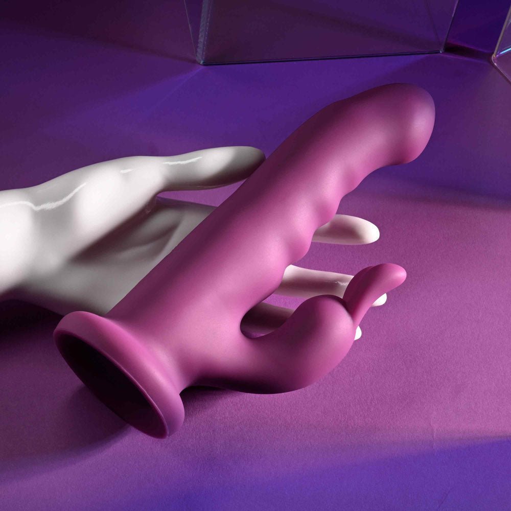 Playboy Pleasure FLUFFLE - Purple 19.7 cm USB Rechargeable Rabbit Vibrator – Sex toys NZ by Naughtyhut. Discreet delivery nationwide.