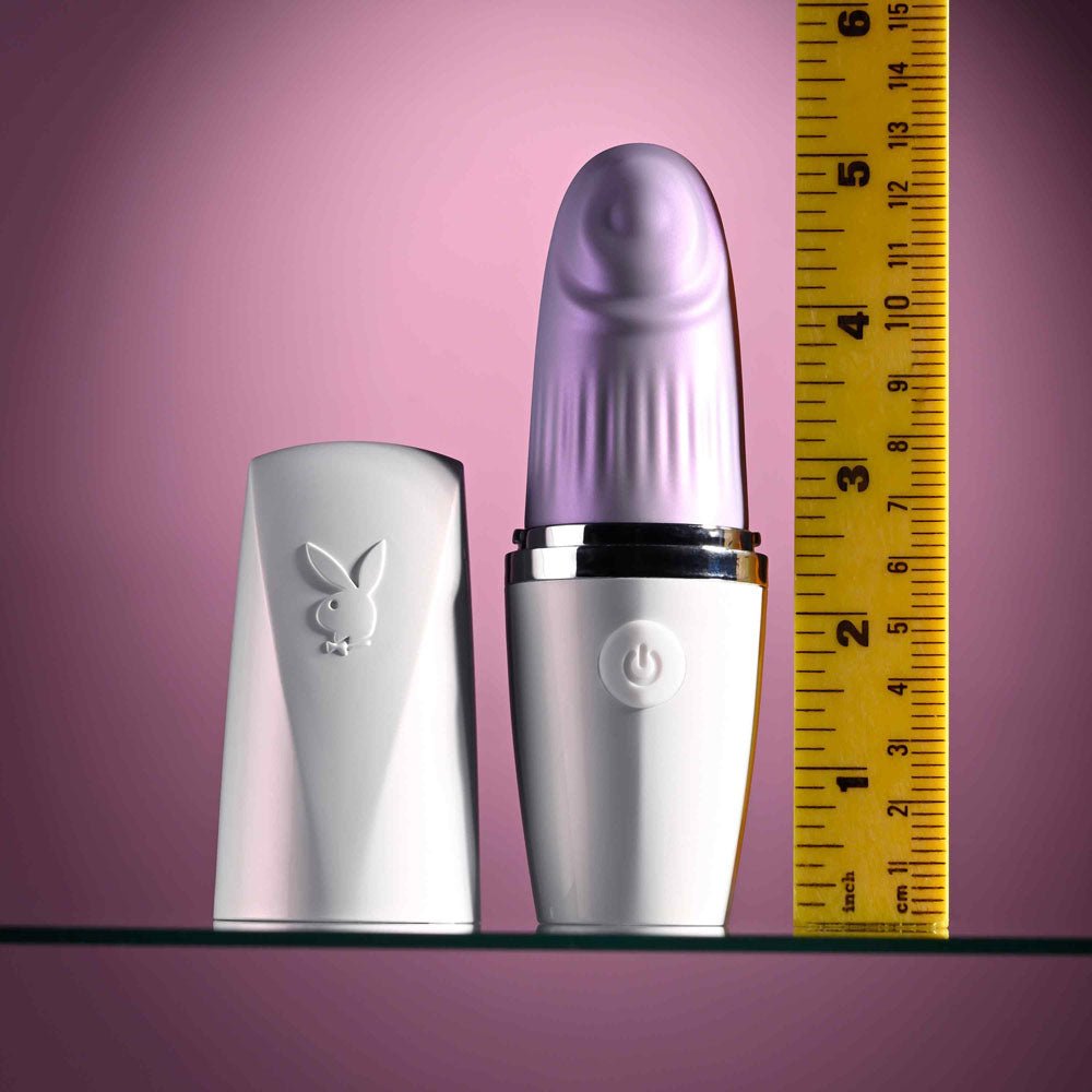 Buy Playboy Pleasure GETAWAY - White/Purple 14.2 cm USB Rechargeable Tapping Stimulator at NZ’s Mega Adult Toys Store. Discover premium sex toys with discreet shipping at the best price in NZ