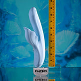 Buy Playboy Pleasure IN BLOOM - Blue 23.5 cm USB Rechargeable Thrusting Tapping & Heating Dual Vibrator – Naughtyhut NZ sex toys online. Discreet delivery & top brands.