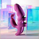 Buy Playboy Pleasure LEND A HAND - Purple USB Rechargeable Finger Vibrator – Naughtyhut NZ sex toys online. Discreet delivery & top brands.