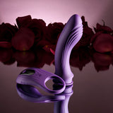 Buy Playboy Pleasure MIX & MATCH - Purple USB Rechargeable with C - Ring Attachment – Naughtyhut NZ sex toys online. Discreet delivery & top brands.