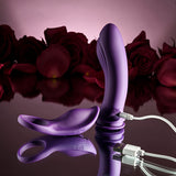 Buy Playboy Pleasure MIX & MATCH - Purple USB Rechargeable with C - Ring Attachment – Naughtyhut NZ sex toys online. Discreet delivery & top brands.
