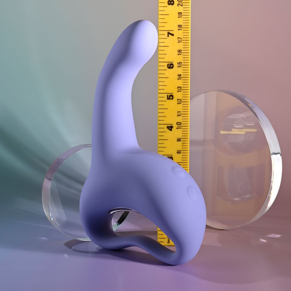 Buy Playboy Pleasure NICE TO MEET YOU - Purple 19.5 cm USB Rechargeable Vibrator – Naughtyhut NZ sex toys online. Discreet delivery & top brands.