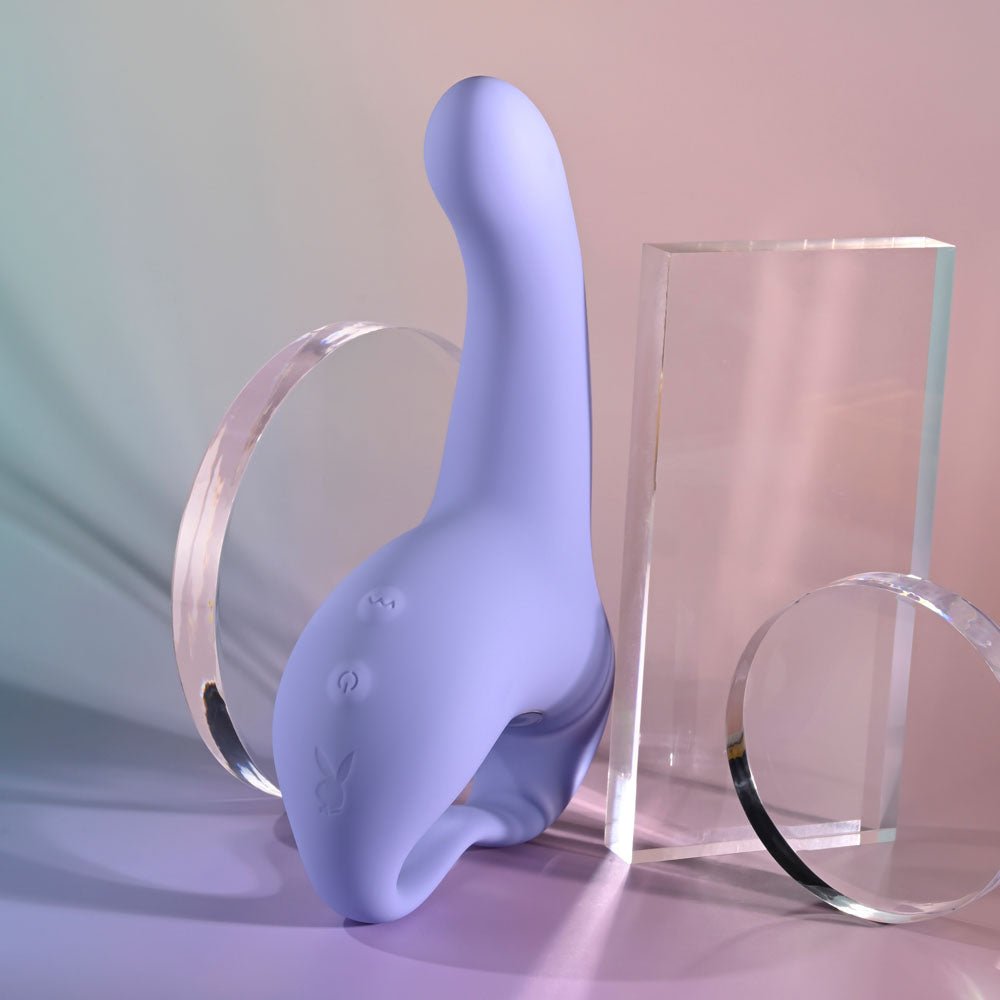 Buy Playboy Pleasure NICE TO MEET YOU - Purple 19.5 cm USB Rechargeable Vibrator – Naughtyhut NZ sex toys online. Discreet delivery & top brands.
