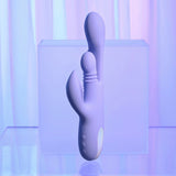 Buy Playboy Pleasure NUBBIN RUBBIN - Purple 24.1 cm USB Rechargeable Thrusting Rabbit Vibrator – Naughtyhut NZ sex toys online. Discreet delivery & top brands.