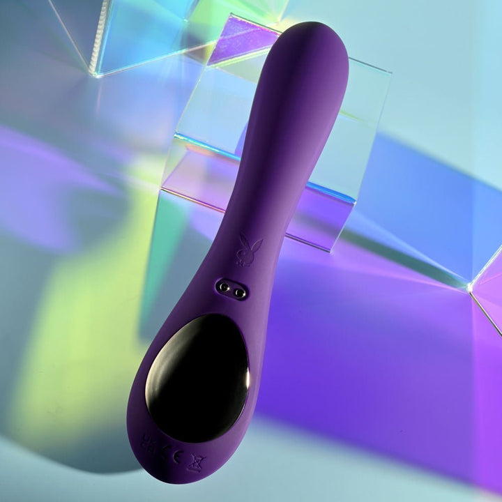 Playboy Pleasure ON REPEAT - Purple 19.7 cm USB Rechargeable Rabbit Vibrator – Sex toys NZ by Naughtyhut. Discreet delivery nationwide.