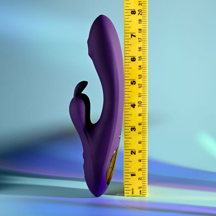 Playboy Pleasure ON REPEAT - Purple 19.7 cm USB Rechargeable Rabbit Vibrator – Sex toys NZ by Naughtyhut. Discreet delivery nationwide.