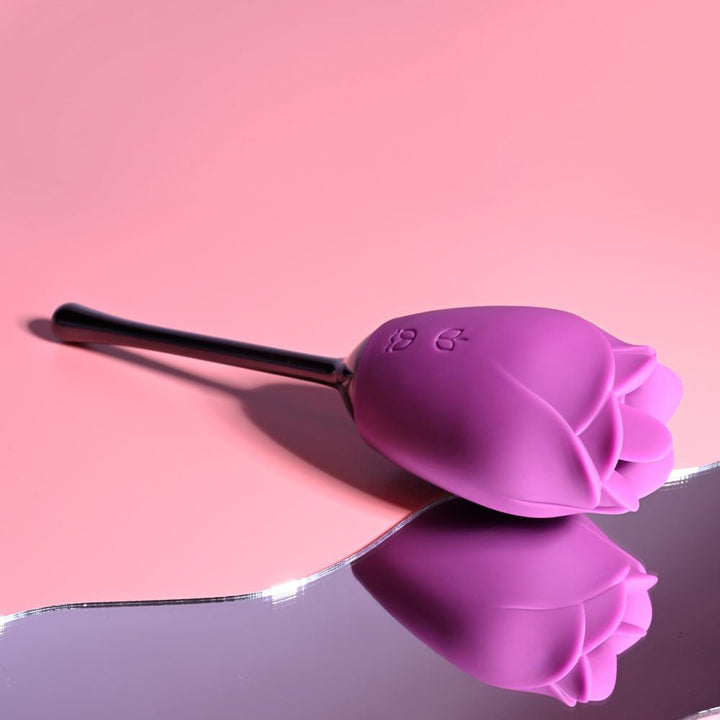 Playboy Pleasure PETAL - Purple USB Rechargeable Flicking Stimulator – Sex toys NZ by Naughtyhut. Discreet delivery nationwide.