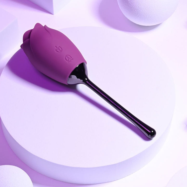 Playboy Pleasure PETAL - Purple USB Rechargeable Flicking Stimulator – Sex toys NZ by Naughtyhut. Discreet delivery nationwide.