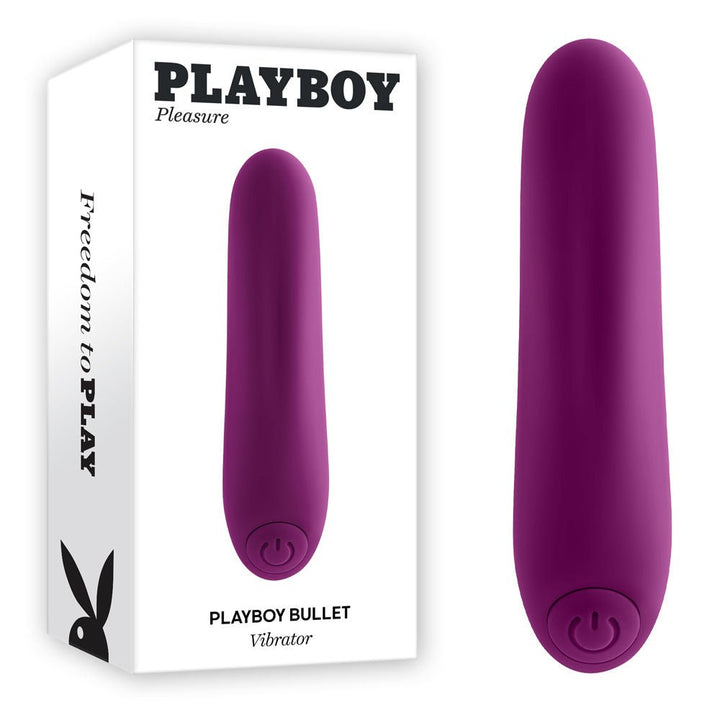 Playboy Pleasure PLAYBOY BULLET - Purple 9 cm USB Rechargeable Bullet – Sex toys NZ by Naughtyhut. Discreet delivery nationwide.