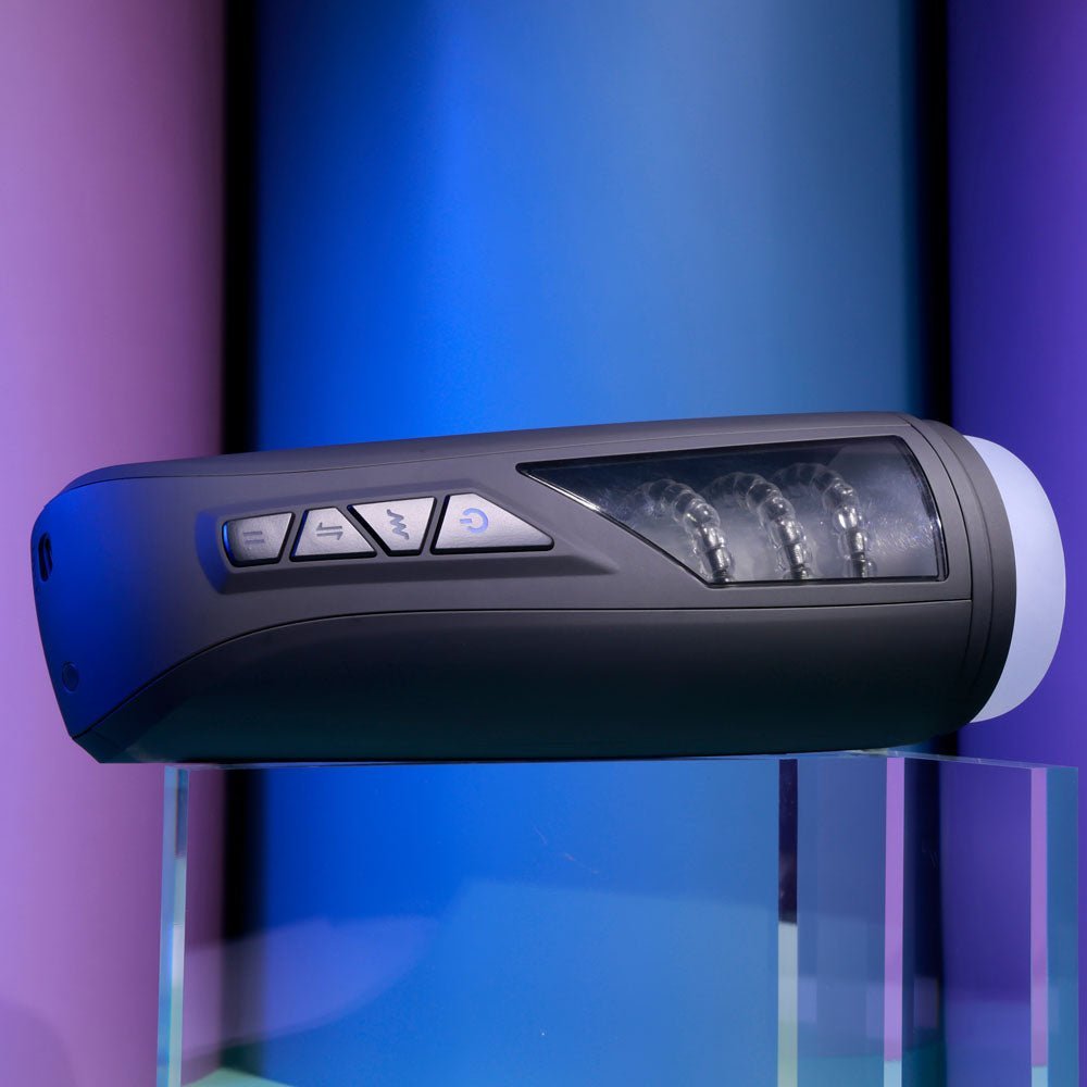 Playboy Pleasure PURSUIT OF PLEASURE - USB Rechargeable Vibrating Stroker – Sex toys NZ by Naughtyhut. Discreet delivery nationwide.