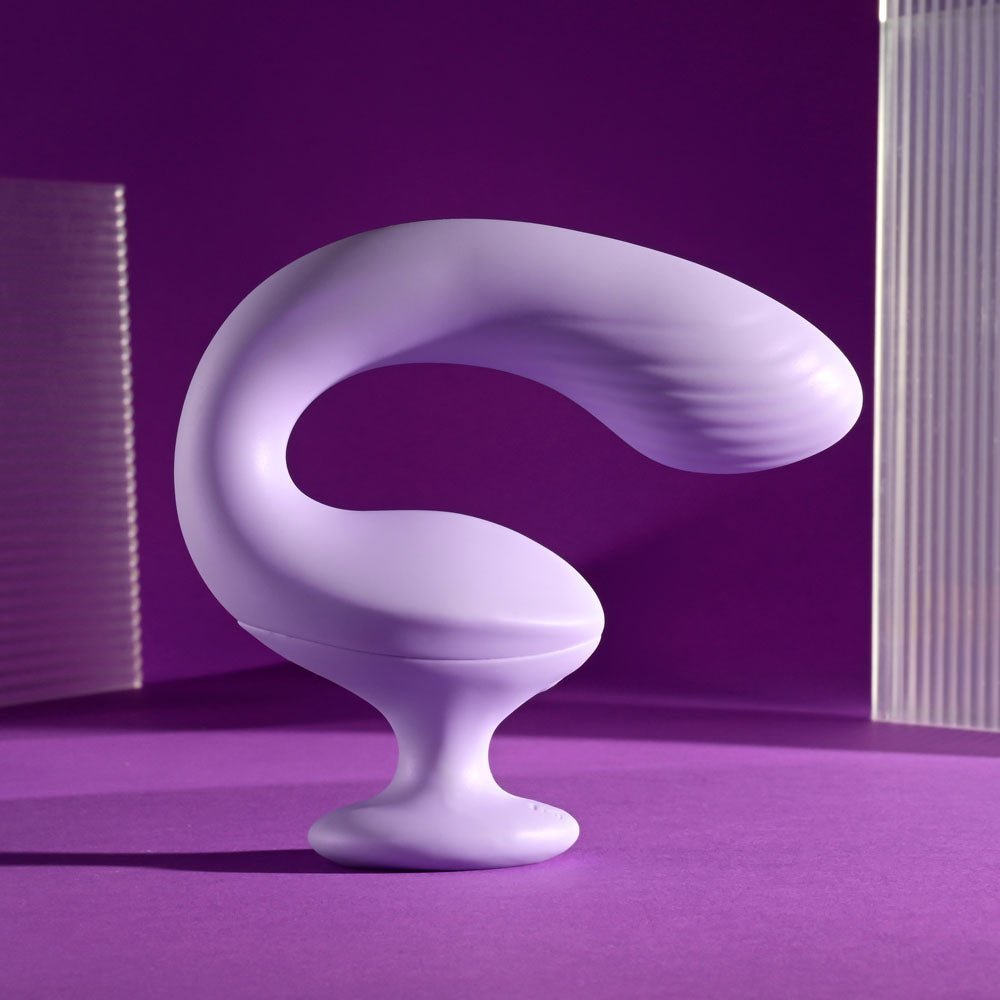 Playboy Pleasure REV ME UP - Purple USB Rechargeable Dual Motor Curved Vibrator – Sex toys NZ by Naughtyhut. Discreet delivery nationwide.