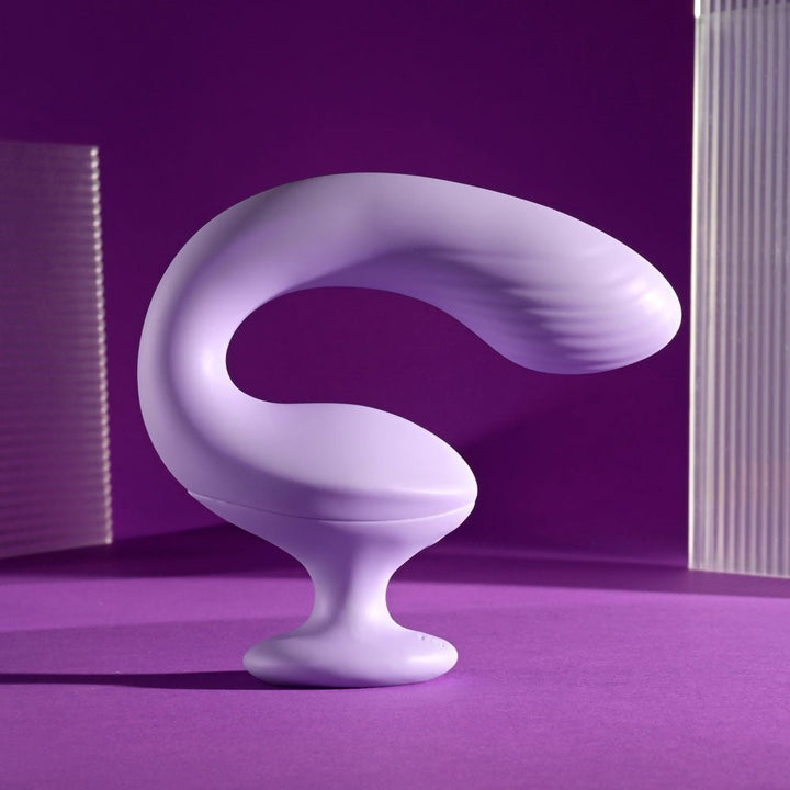 Playboy Pleasure REV ME UP - Purple USB Rechargeable Dual Motor Curved Vibrator – Sex toys NZ by Naughtyhut. Discreet delivery nationwide.