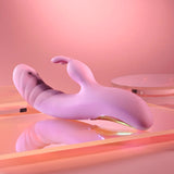 Buy Playboy Pleasure RUB ME RIGHT - Pink 23.2 cm USB Rechargeable Thrusting Rabbit Vibrator – Naughtyhut NZ sex toys online. Discreet delivery & top brands.