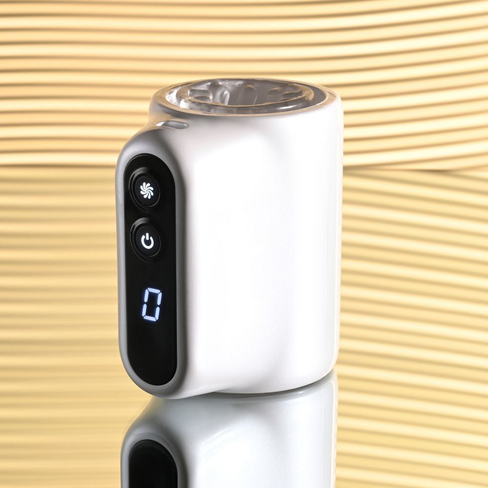 Playboy Pleasure SPIN DOCTOR - White USB Rechargeable Vibrating & Spinning Stroker – Sex toys NZ by Naughtyhut. Discreet delivery nationwide.