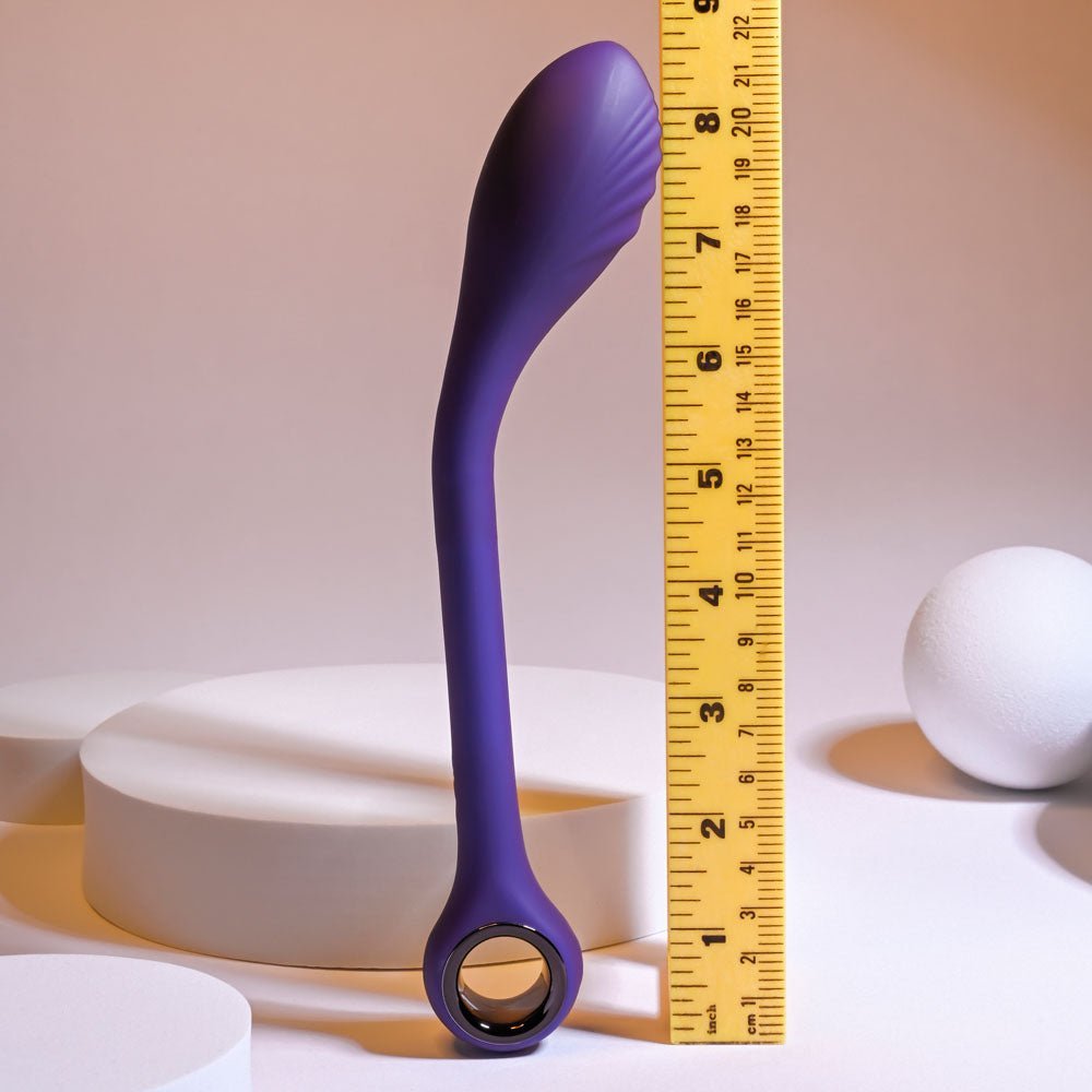 Playboy Pleasure SPOT ON - Purple 22.6 cm USB Rechargeable Poseable G - Spot Vibrator – Sex toys NZ by Naughtyhut. Discreet delivery nationwide.