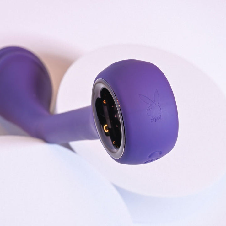 Playboy Pleasure SPOT ON - Purple 22.6 cm USB Rechargeable Poseable G - Spot Vibrator – Sex toys NZ by Naughtyhut. Discreet delivery nationwide.