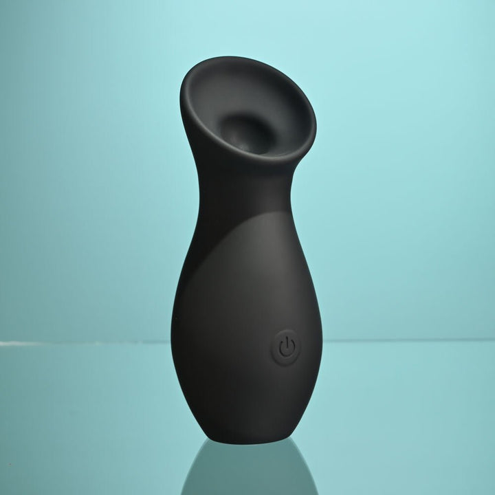 Playboy Pleasure THE JET SET - SUCKER - Black 10.3 cm Sucking Stimulator with Rechargeable Charging Case – Sex toys NZ by Naughtyhut. Discreet delivery nationwide.