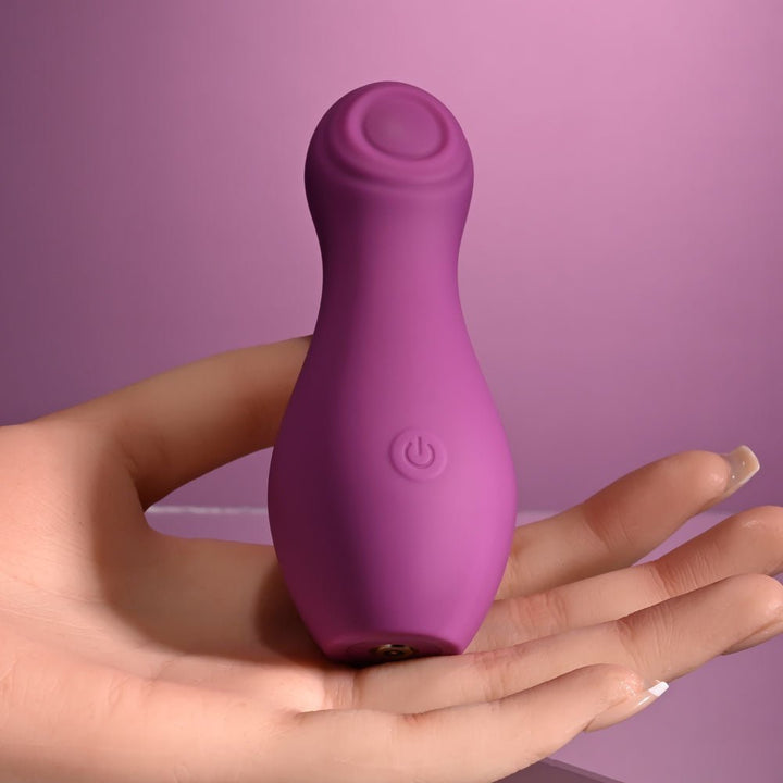 Playboy Pleasure THE JET SET - TAPPING - Purple 10.2 cm Tapping Stimulator with Charging Case – Sex toys NZ by Naughtyhut. Discreet delivery nationwide.