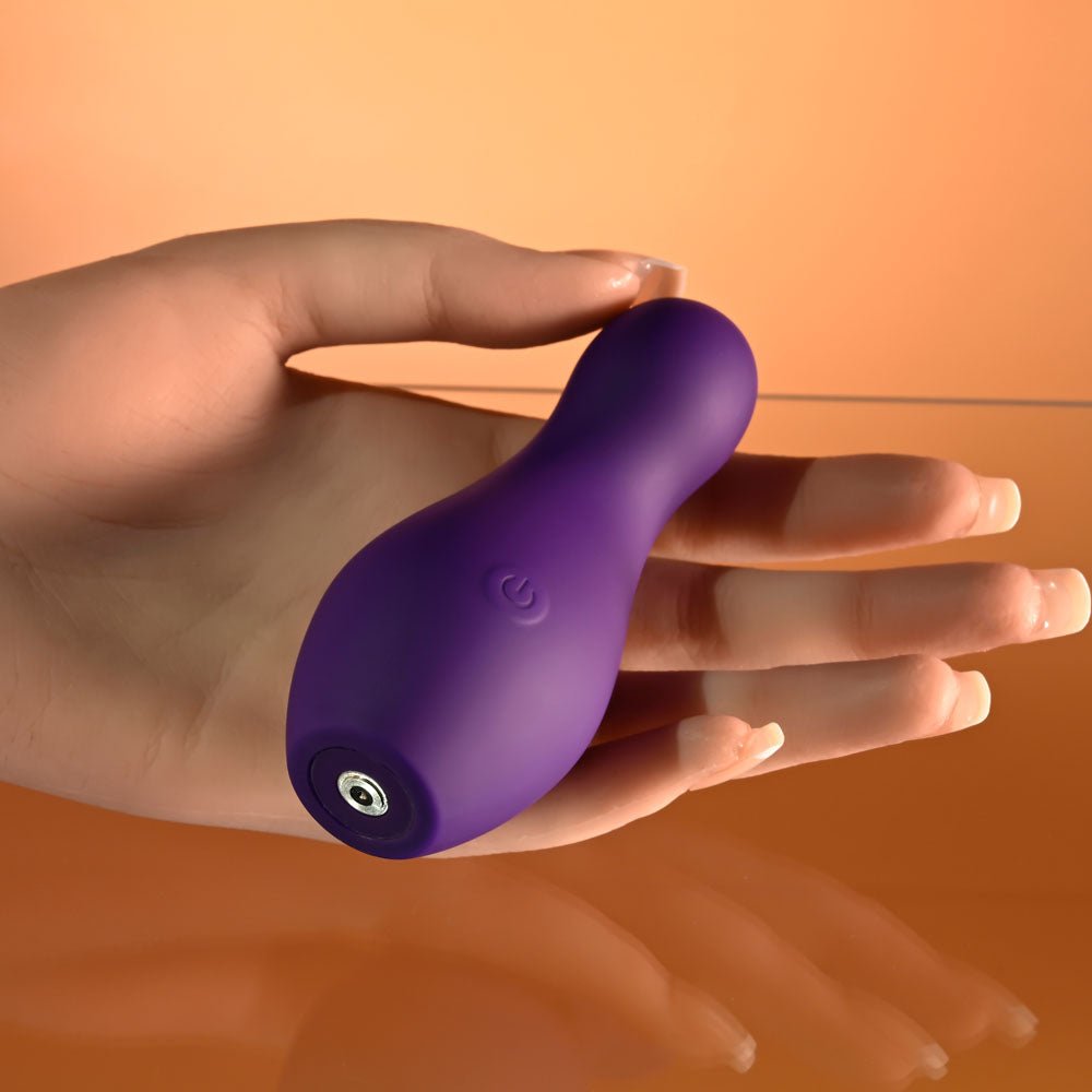 Playboy Pleasure THE JET SET - VIBRATOR - Purple 10.2 cm Vibrator with Self Charging Case – Sex toys NZ by Naughtyhut. Discreet delivery nationwide.