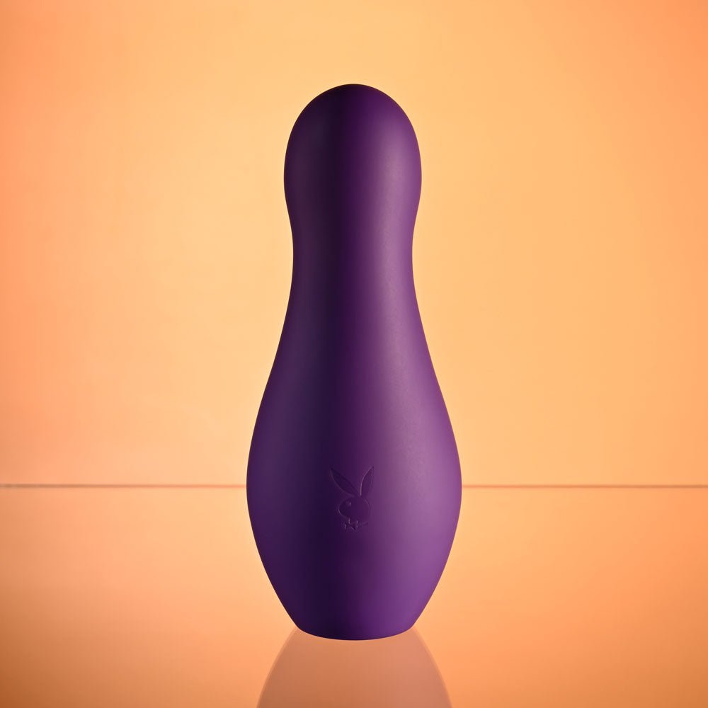 Playboy Pleasure THE JET SET - VIBRATOR - Purple 10.2 cm Vibrator with Self Charging Case – Sex toys NZ by Naughtyhut. Discreet delivery nationwide.