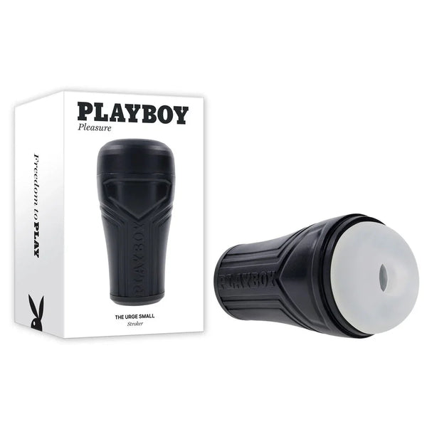 Playboy Pleasure The Urge Small stroker in black with clear sleeve and retail box