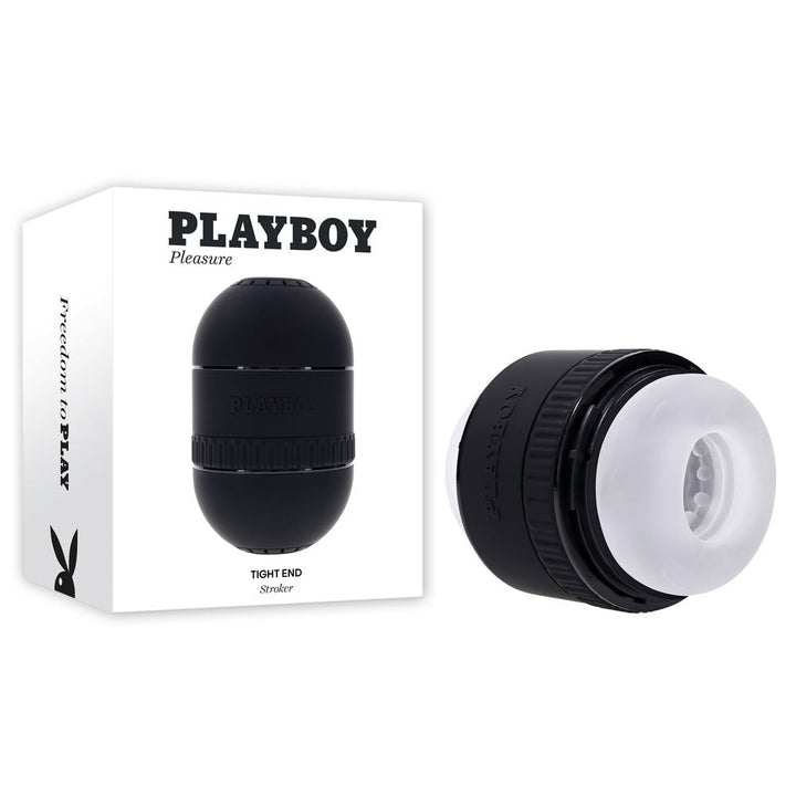 Playboy Pleasure TIGHT END - Clear Dual Ended Stroker – Sex toys NZ by Naughtyhut. Discreet delivery nationwide.