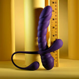Buy Playboy Pleasure TWISTED PLAYGROUND - Purple USB Rechargeable Vibrator and Cock Ring Kit – Naughtyhut NZ sex toys online. Discreet delivery & top brands.