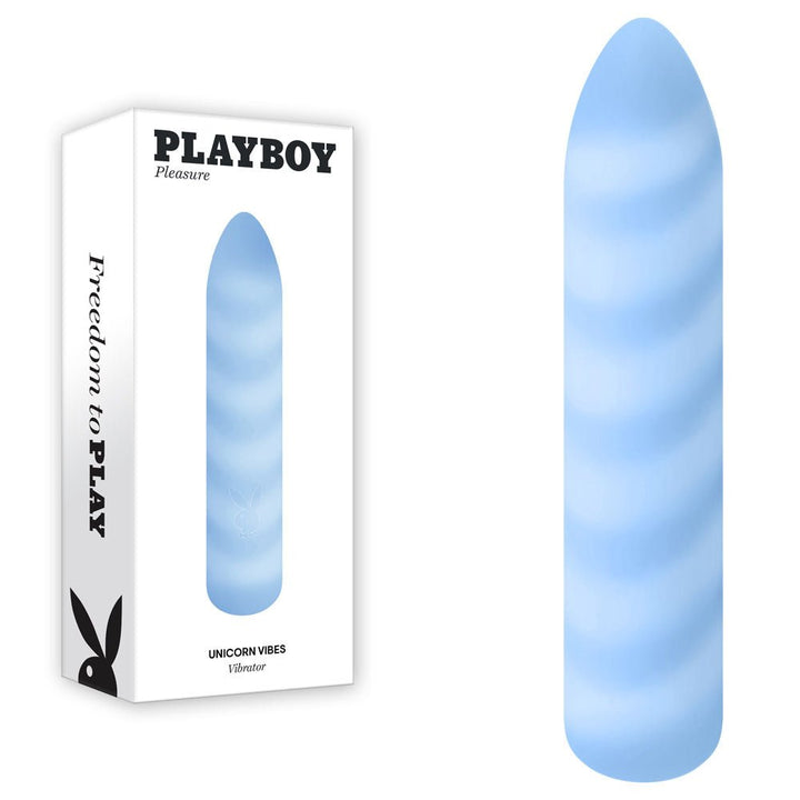 Playboy Pleasure UNICORN VIBES - 11.7 cm USB Rechargeable Bullet – Sex toys NZ by Naughtyhut. Discreet delivery nationwide.