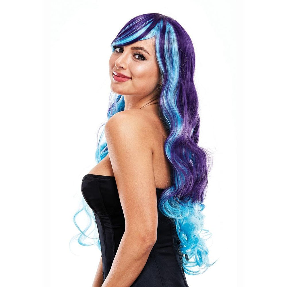 PLEASURE WIGS Ashley - Purple/Blue - – Sex toys NZ by Naughtyhut. Discreet delivery nationwide.