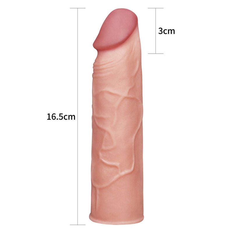 Pleasure X - Tender 1'' Sleeve - Flesh 2.54 cm (1'') Penis Extension Sleeve – Sex toys NZ by Naughtyhut. Discreet delivery nationwide.