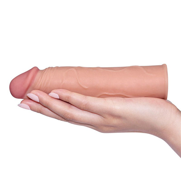 Pleasure X - Tender 1'' Sleeve - Flesh 2.54 cm (1'') Penis Extension Sleeve – Sex toys NZ by Naughtyhut. Discreet delivery nationwide.