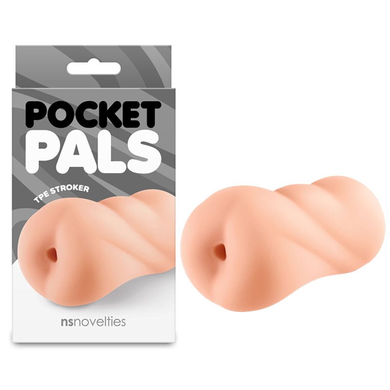 Pocket Pals Anal Stroker - Tan - Tan Anal Stroker – Sex toys NZ by Naughtyhut. Discreet delivery nationwide.