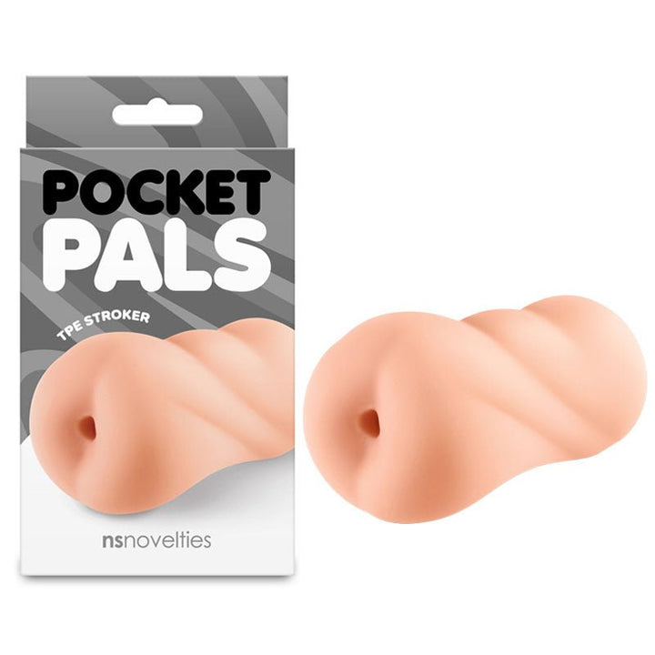 Pocket Pals Anal Stroker - Tan - Tan Anal Stroker – Sex toys NZ by Naughtyhut. Discreet delivery nationwide.