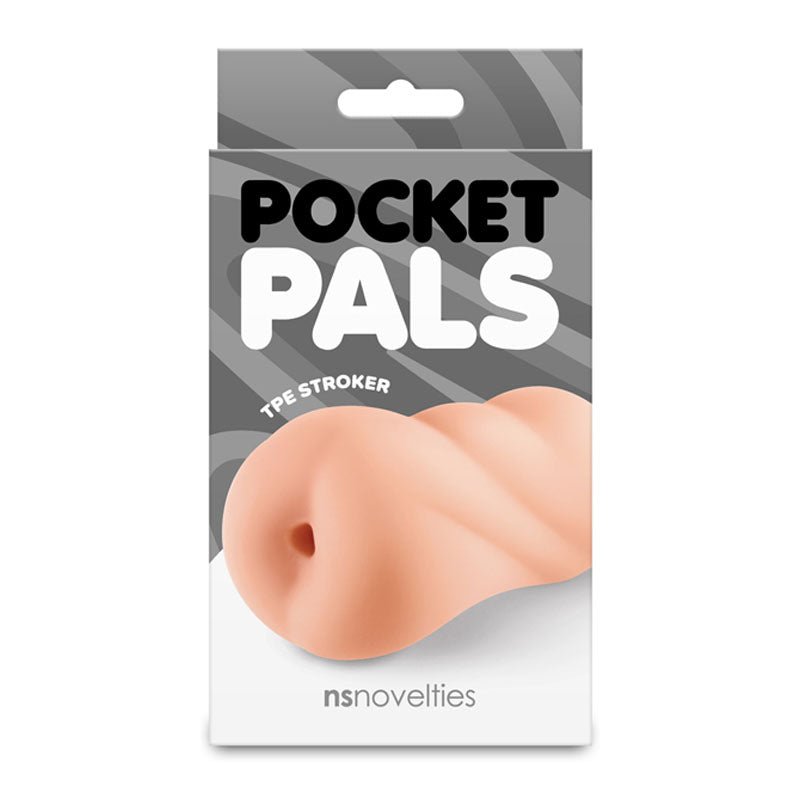 Pocket Pals Anal Stroker - Tan - Tan Anal Stroker – Sex toys NZ by Naughtyhut. Discreet delivery nationwide.