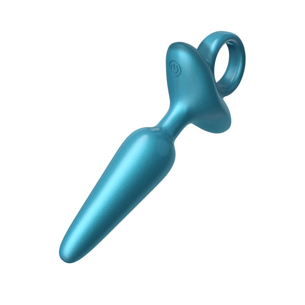 Pointy Ring Luv Plug - Metallic Blue – Sex toys NZ by Naughtyhut. Discreet delivery nationwide.