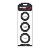 Buy Power Plus Soft Silicone Snug Ring - Black Cock Rings - Set of 3 Sizes – Naughtyhut NZ sex toys online. Discreet delivery & top brands.